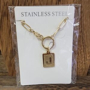J Monogram Necklace